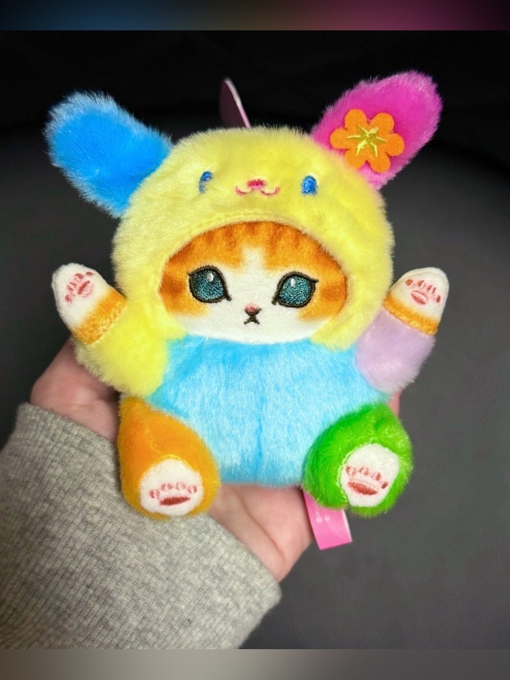 Mofusand x Sanrio Usahana Plush Keychain